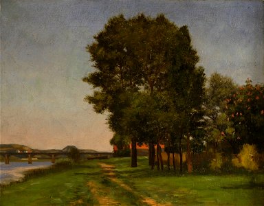 Gustave Caillebotte - Bord de Seine au Petit Gennevilliers (CR 441)