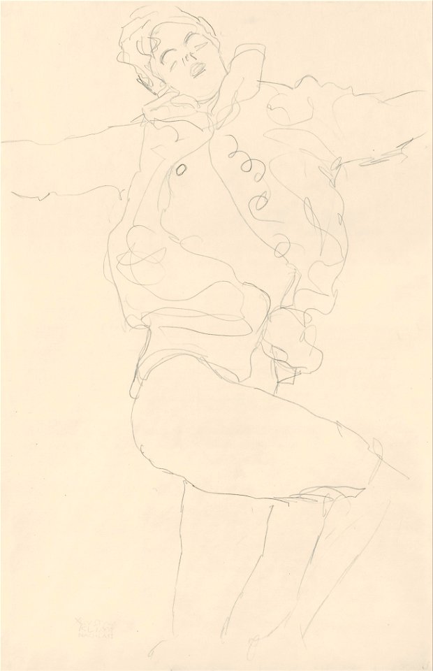Gustav Klimt - Dancing Woman with Cape - Google Art Project