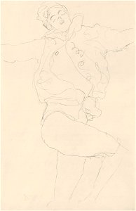 Gustav Klimt - Dancing Woman with Cape - Google Art Project