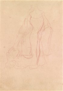 Gustav Klimt Kostümstudie von vorne ND150