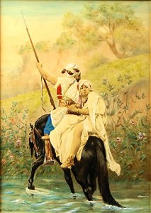 Gustave Boulanger, untitled gouache, 1872, private collection