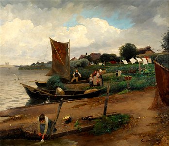 Gustav Wendling Fischerdorf 1884