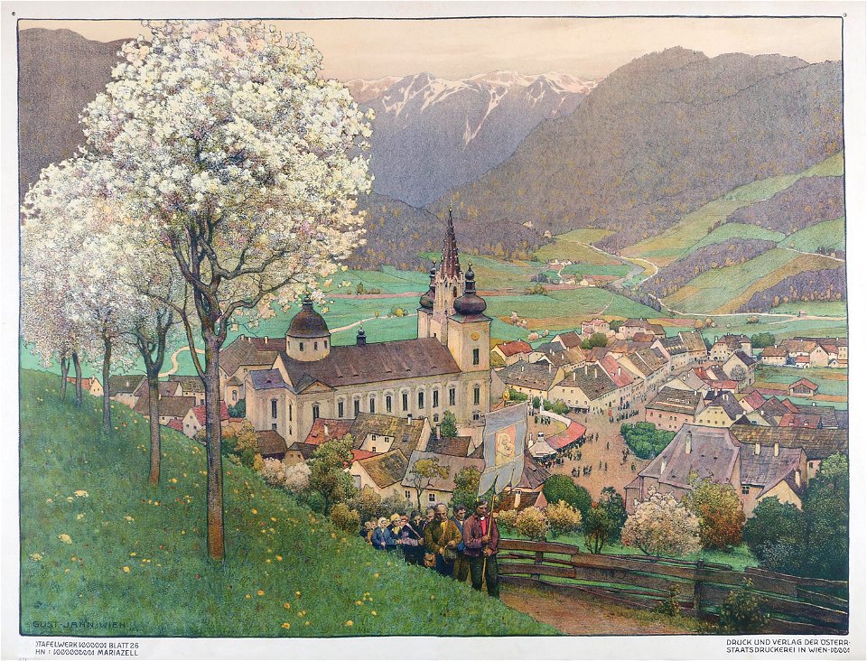 Gustav Jahn Mariazell Wandtafelwerk