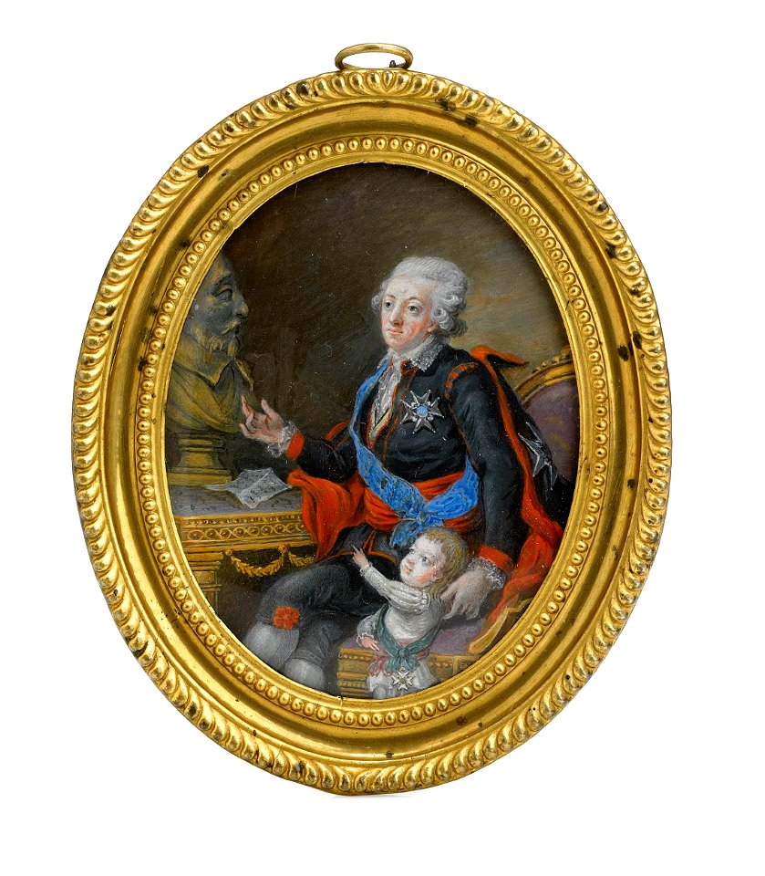 Gustav III med Gustav Adolf