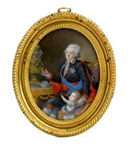 Gustav III med Gustav Adolf