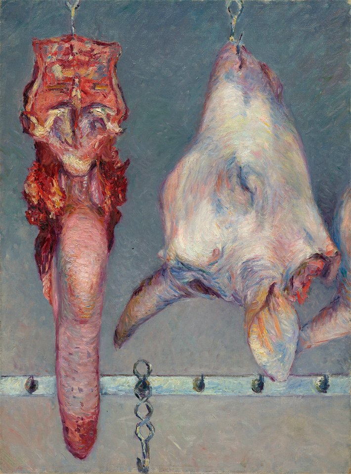 Gustave Caillebotte - Calf's Head and Ox Tongue - 1999.561 - Art Institute of Chicago
