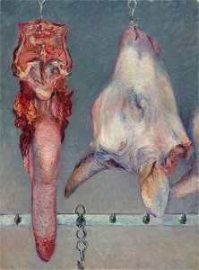 Gustave Caillebotte - Calf's Head and Ox Tongue - 1999.561 - Art Institute of Chicago