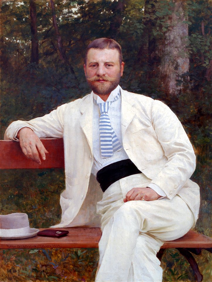 Gustav Pongratz, by Vlaho Bukovac