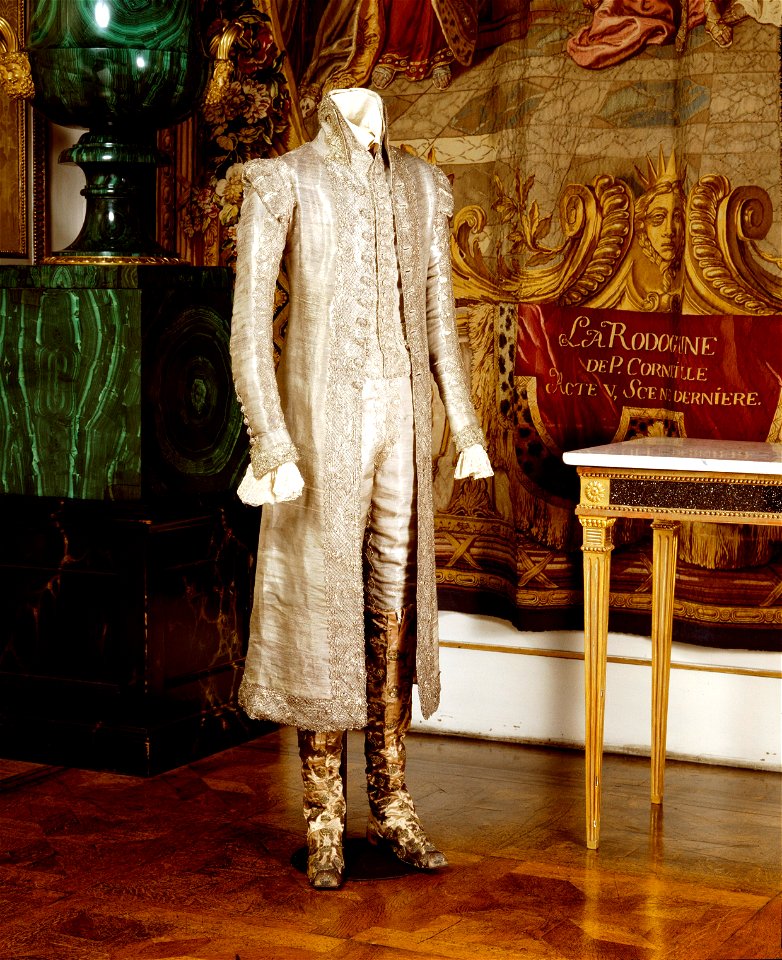 Gustav IV Adolf av Sveriges kröningsdräkt - Livrustkammaren - 21682