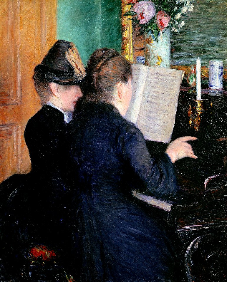 Gustave Caillebotte - La Leçon de piano - Musée Marmottan-Monet