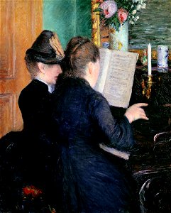 Gustave Caillebotte - La Leçon de piano - Musée Marmottan-Monet