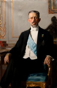 Gustav V (1858-1950), kronprins av Sverige och Norge, kung av Sverige, g.m - Nationalmuseum - 159404