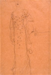 Gustav Klimt - Study for Portrait of Adele Bloch-Bauer I - Google Art Project