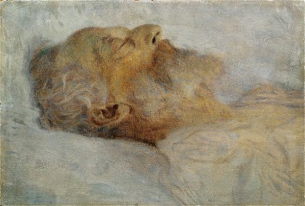 Gustav Klimt - Alter Mann auf dem Totenbett - 8507 - Österreichische Galerie Belvedere. Free illustration for personal and commercial use.