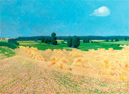 Gustav Wunderwald Sommerlandschaft 1914
