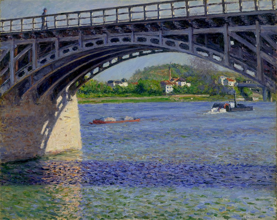 Gustave Caillebotte - Le pont d'Argenteuil