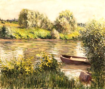Gustave Caillebotte - Barque près de la rive - Frye Art Museum
