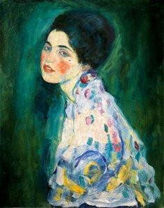Gustav-Klimt, Portrait of a Lady, 1917, Galleria d'Arte Moderna Ricci Oddi