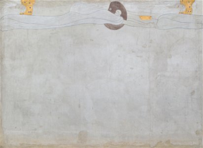 Gustav Klimt - Beethovenfries, Die Sehnsucht nach Glück (Tafel 1, linke Langwand) - 5987-1 - Österreichische Galerie Belvedere