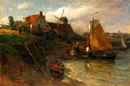 Gustav Schönleber Sommer an der holländischen Küste