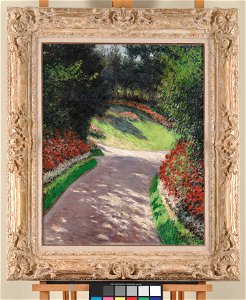 Gustave Caillebotte - The Path in the Garden - 2019.67.5.McD - Dallas Museum of Art. Free illustration for personal and commercial use.
