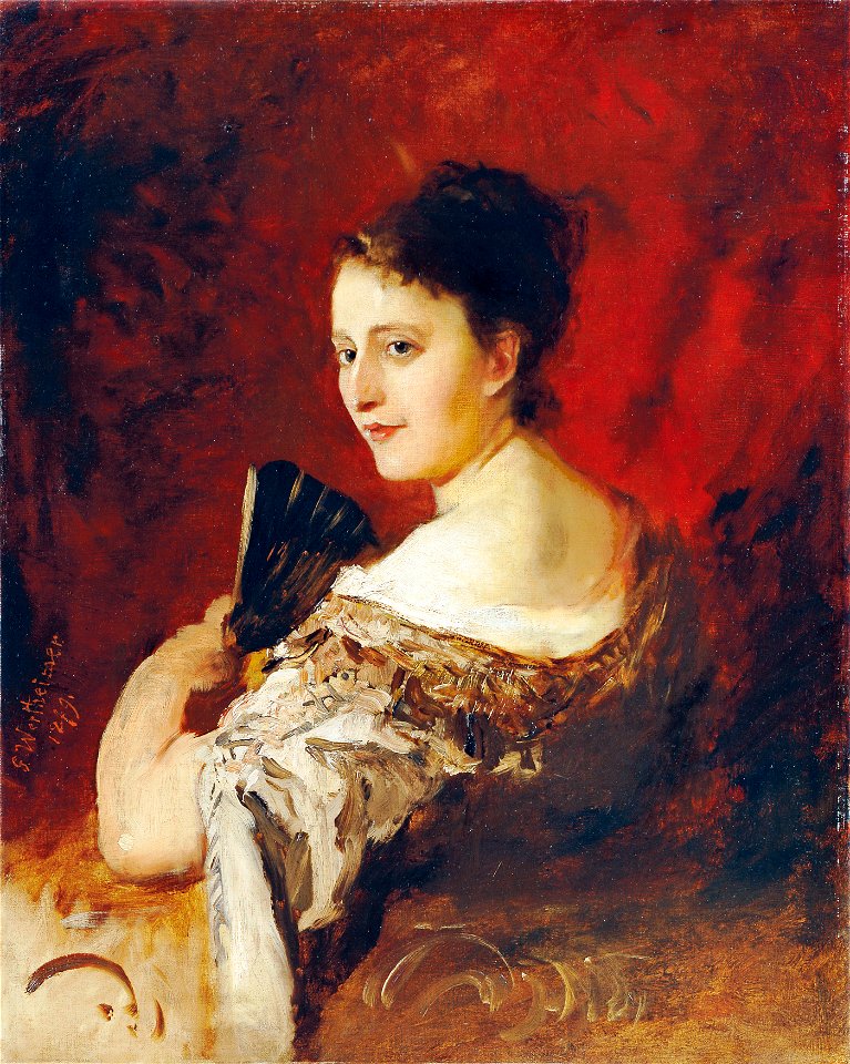 Gustav Wertheimer - Theresia Fritz im Alter von etwa 18 Jahren - 6070 - Österreichische Galerie Belvedere