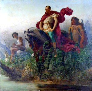 Gustave Boulanger, Jules-César arrivé au Rubicon, 1854, Musée Picardie