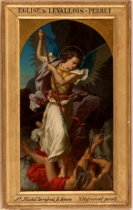 Gustave Chassevent-Bacques - Esquisse pour l'église de Levallois-Perret , saint Michel terrassant le Démon - PPP4542 - Musée des Beaux-Arts de la ville de Paris