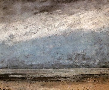 Gustave Courbet - Beach near Trouville - WGA5513