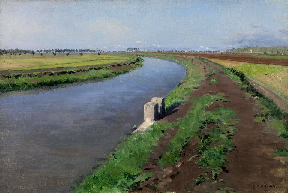 Gustave Caillebotte - Bord de canal, près de Naples