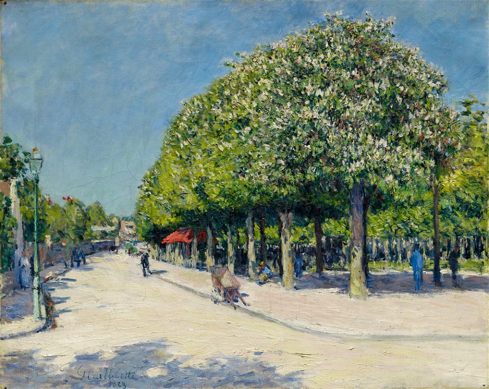 Gustave Caillebotte - Argenteuil, fete foraine