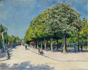 Gustave Caillebotte - Argenteuil, fete foraine