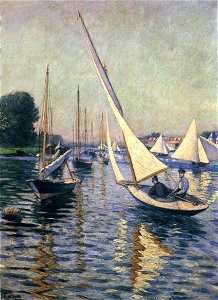 Gustave Caillebotte - Régates à Argenteuil