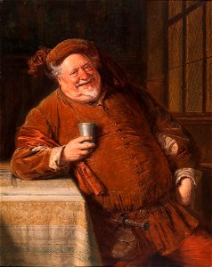 Eduard von Grützner - Falstaff II