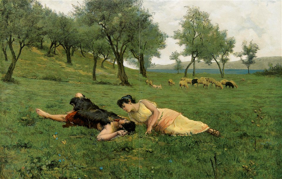 Eduardo Ettore Forti - Frühlings-Idyll