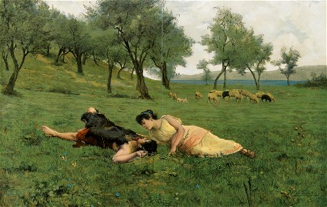 Eduardo Ettore Forti - Frühlings-Idyll