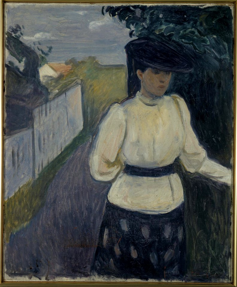 Edvard Munch - Inger in a White Blouse - MM.M.00234 - Munch Museum