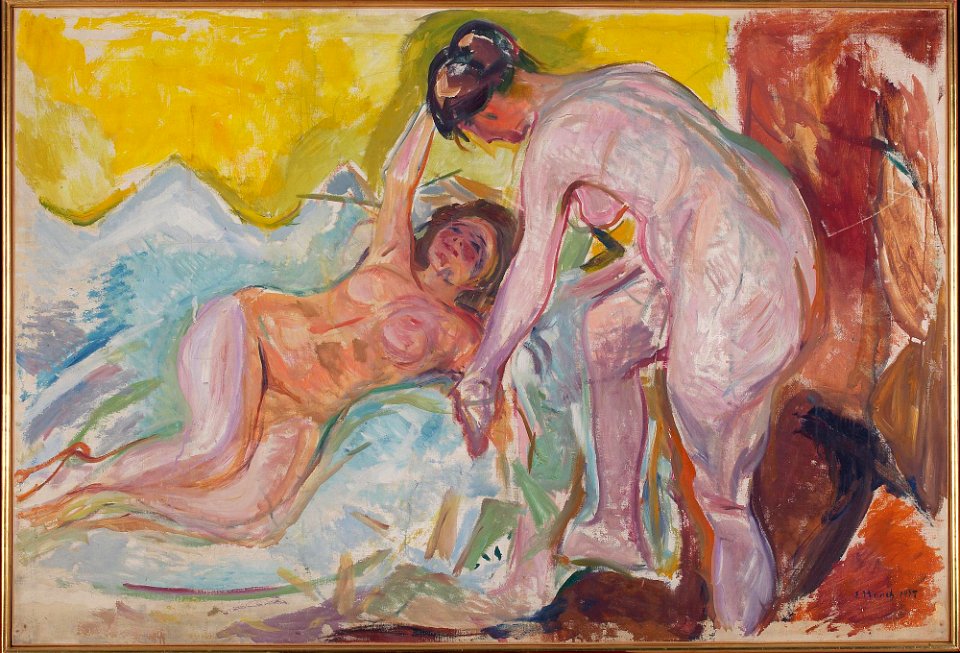 Edvard Munch - Female Nudes, Standing and Lying down - MM.M.00819 - Munch Museum