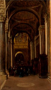 Eduardo Dalbono Kircheninterieur 2