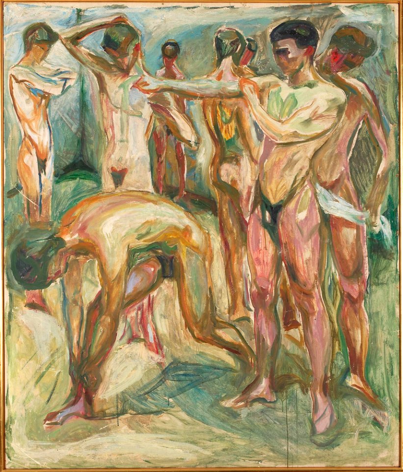 Edvard Munch - Naked Men in the Baths - MM.M.00850 - Munch Museum
