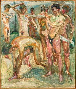 Edvard Munch - Naked Men in the Baths - MM.M.00850 - Munch Museum