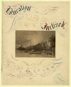 Education inclined - - designed & executed by TLB 9th mo 11th 1845 in 90 min LCCN2004662398