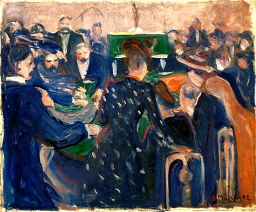 Edvard Munch - Gamblers in Monte Carlo