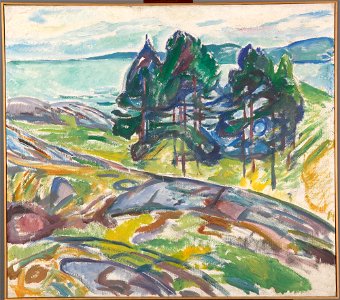Edvard Munch - Pine Trees by the Sea - MM.M.00886 - Munch Museum