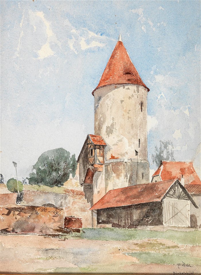 Eduard Zetsche Turm in Dinkelsbühl
