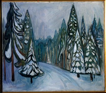 Edvard Munch - New Snow - MM.M.00333 - Munch Museum