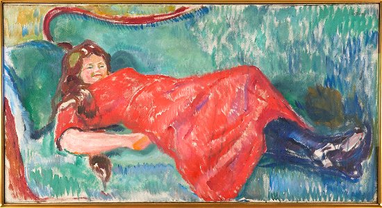 Edvard Munch - On the Sofa - MM.M.00501 - Munch Museum
