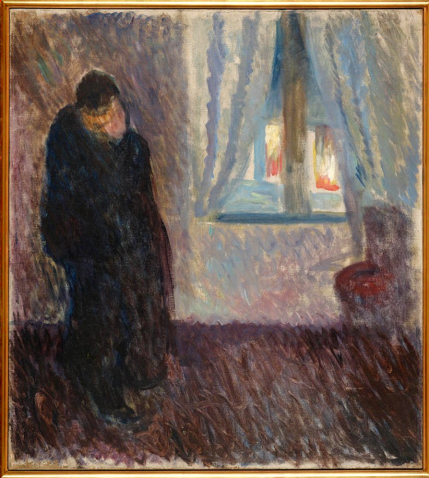 Edvard Munch - Kiss by the Window - MM.M.00622 - Munch Museum