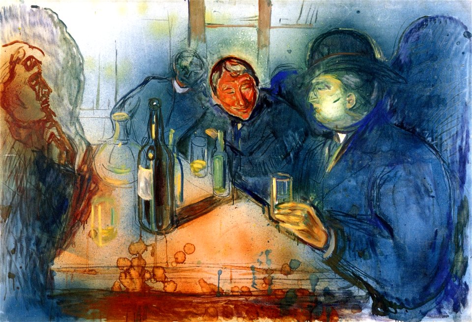 Edvard Munch - Kristiania Bohemians