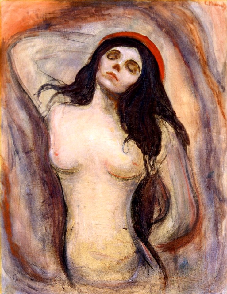 Edvard Munch - Madonna (1895) - Hamburger Kunsthalle
